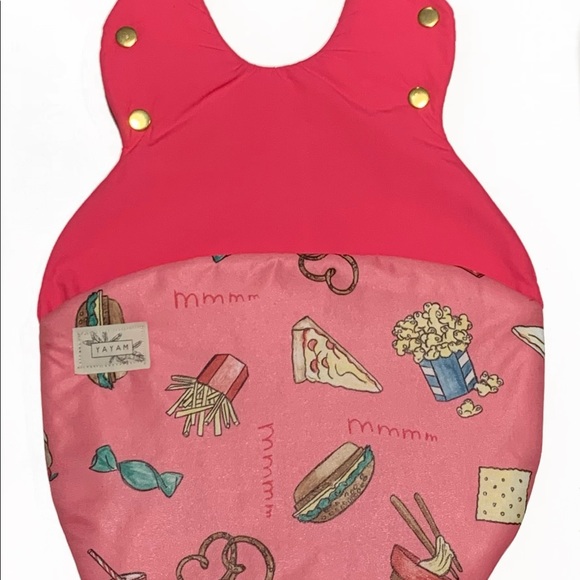 The Car Bib for motion sickness (PINK) HANDMADE - Picture 4 of 11